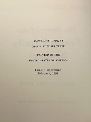 The Story of The Trapp Family Singers [Signed]