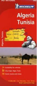 Item #1011240 C1980s Michelin Map No. 172 Algeria - Tunisia. of Guide Michelin