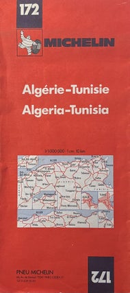 Item #1014240 C1980s Michelin Map No. 172 Algeria - Tunisia. of Guide Michelin