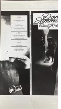 Production Printer Proof for the Landmark Record Album "Bad Girls" by Donna Summer