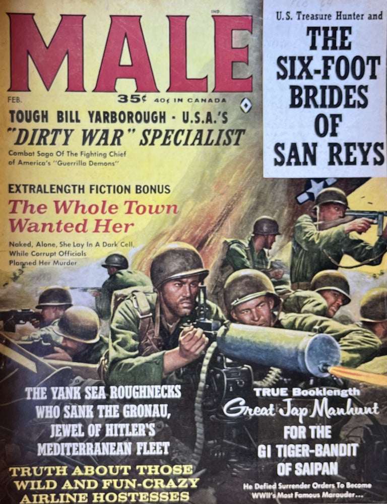 Item #1017236 Male Magazine; Volume 14, Number 2; February 1964. Albert C. Bermel.
