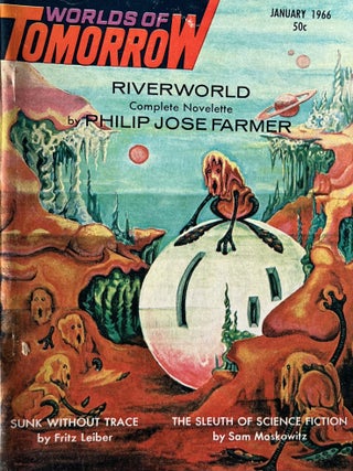Item #1025202435 Worlds of Tomorrow, Volume 3, No. 5, January 1966. Frederik Pohl, Fritz Leiber...