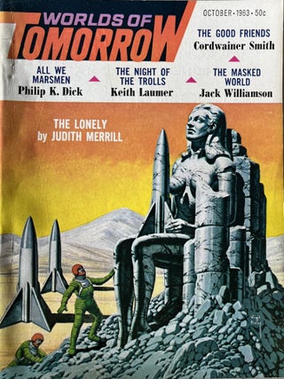 Item #1025202438 Worlds of Tomorrow, Volume 3, No. 7, October 1963. Frederik Pohl, Cordwainer...