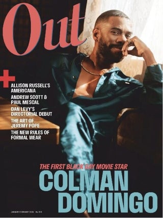 Item #1026202658 Out Magazine, Issue 313, January-February 2024. Daniel Reynolds, in chief