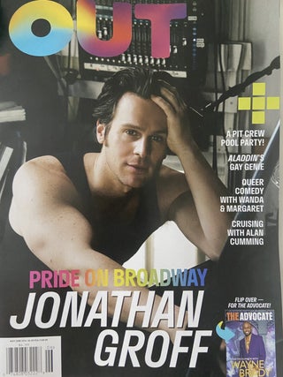 Item #1026202661 The Advocate/Out 100, Issue 315, May/June 2024. Daniel Reynolds, in chief