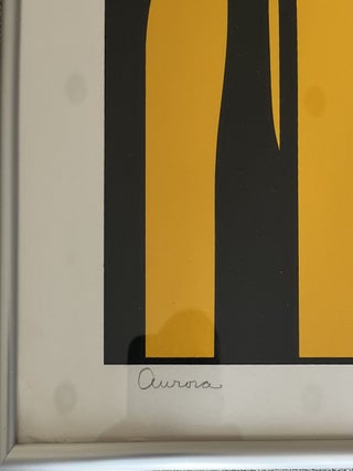 "Aurora" 1976 Signed Offset Lithograph Poster