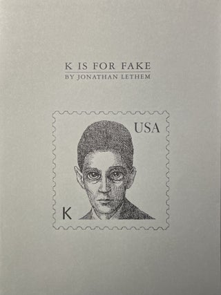 Item #10312303 K is for Fake: A Cover Version of "The Trial" Published behind the Sturdy Stone...