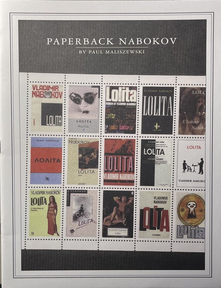 Item #10312308 Paperback Nabokov Published Under the Warm Downy Wing of McSweeney's Quarterly Issue No. 4 Late Winter 2000. Paul Maliszewski.