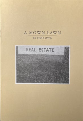 Item #10312309 A Mown Lawn Published as Part of the Imperfect Union of McSweeney's Quarterly...