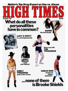 Item #103202515 High Times Magazine: The Magazine of Feeling Good, No.84, August 1982. Andy Kowl,...