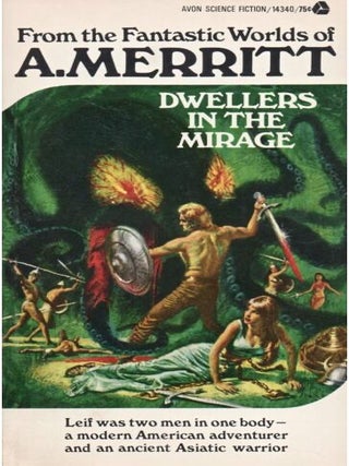 Item #106202629 Dwellers in the Mirage [Avon 14340]. A. Merritt