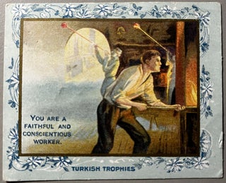 Item #106238 1910 Turkish Trophies Fortunes Tobacco Series T62 "You are a Faithful and...