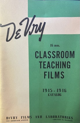 Item #1062407 Two DeVry Films Catalogs of Teaching Aids. DeVry Films and Laboratories
