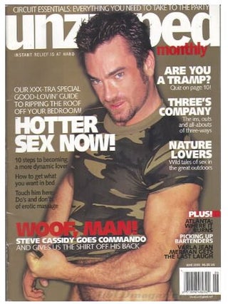 Item #110202518 Unzipped Magazine, June 2001. Benjamin Scuglia, in Chief