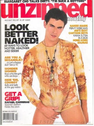 Item #110202520 Unzipped Magazine, October 2001. Benjamin Scuglia, in Chief