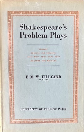 Item #11052389 Shakespeare's Problem Plays: Hamlet, Troilus and Cressida, All's Well That Ends...