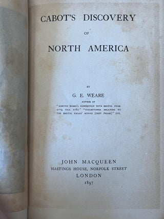 Cabot's Discovery of North America