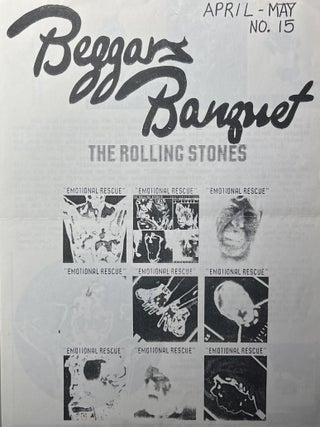 Item #11072325 Beggars Banquet #15, April-May '80. Bill German
