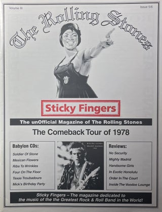 Item #11082314 Sticky Fingers: The Unofficial Magazine of the Rolling Stones; Volume III, Issue...