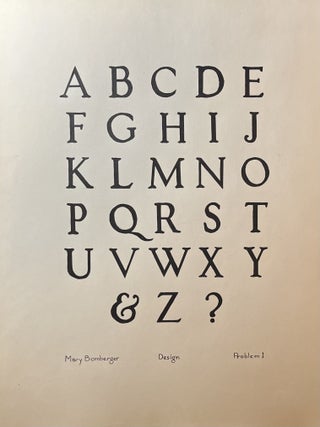 A 1947 Suite of Eleven [11] Original Artwork Test "Answers" Created by a College Art Student Together with Course Instruction Book