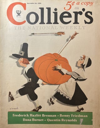 Item #1112413 Collier's: The National Weekly, November 25, 1933, Vol. 92, No. 22. William L. Chereny