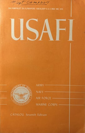 Item #11132302 Catalog of theÊ United States Armed Forces Institute [USAFI], Seventh Edition. U....
