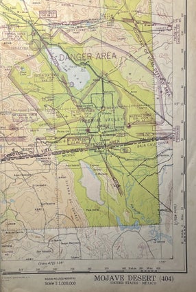 Item #11132313 World War II AAF Aeronautical Chart, Mojave Desert [404]. United States Geological...