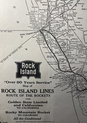 Item #11142303 Rock Island Lines Route of the Rockets. Rock Island Lines