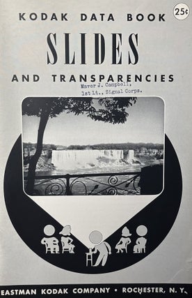Item #11142306 Kodak Data Book: Slides and Transparencies. Eastman Kodak Company