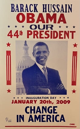 Item #11202301 "Barack Hussain [sic] Obama/Our 44th President/ Inauguration Day, January 20,...