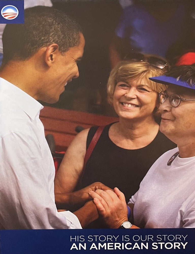 Item #11202337 "His Story is Our Story" 2008 Pennsylvania Obama Presidential Campaign Brochure [5]. Campaign for Change/Pennsylvania Democratic Party.