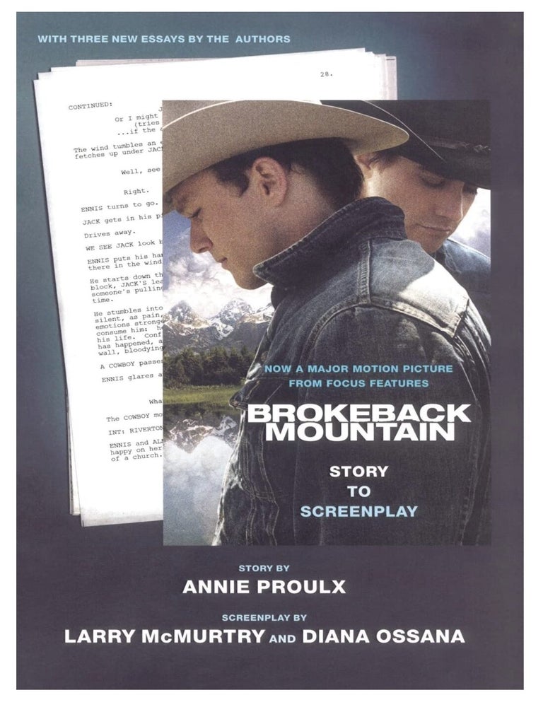 Item #112202508 Brokeback Mountain Story to Screenplay. Larry McMurtry Annie Proulx, Diana Ossana.