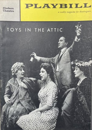 Item #11232312 Playbill December 5, 1960, Vol. 5, No. 50 for "Toys in the Attic" at The Hudson...