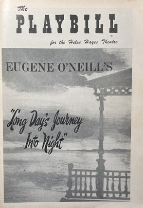 Item #11232316 Playbill December 31, 1956 for "Long Day's Journey Into Night" at the Helen Hayes...
