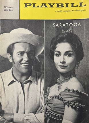 Item #11232321 Playbill January 18, 1960, Vol. 4, No. 3 for "Saratoga" at the Winter Garden...