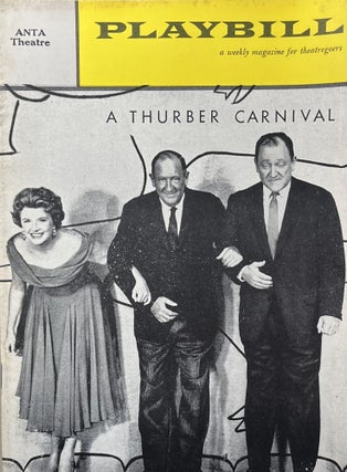 Item #11232325 Playbill September 12, 1960, Vol. 4, No. 38 for "A Thurber Carnival" at...