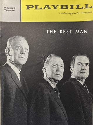 Item #11232326 Playbill September 26, 1960, Vol. 4, No. 40 for "The Best Man" at the Morosco...