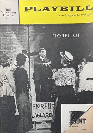 Item #11232327 Playbill November 28, 1960, Vol. 4, No. 49 for "Fiorello" at the...