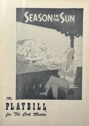 Item #11232337 The Playbill for the Cort Theatre's Production of "Seasons in the Sun" January 15,...