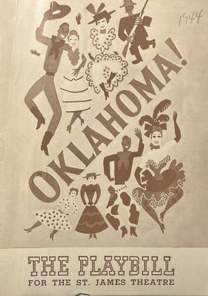 Item #11232345 The Playbill for the St. James Theatre's Production of "Oklahoma" August 20, 1944....