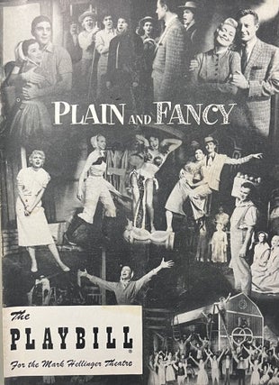 Item #11232350 The Playbill for the Mark Hellinger Theatre's Production of "Plain and Fancy"...