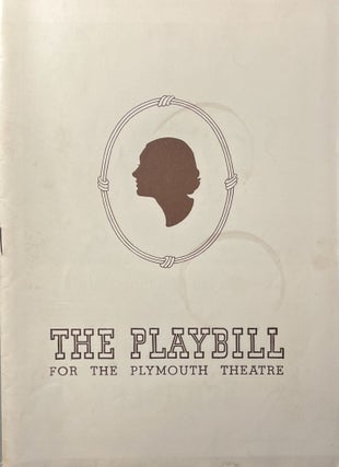 Item #11232356 The Playbill for the Plymouth Theatre's Production of "Lovers and Friends" March...