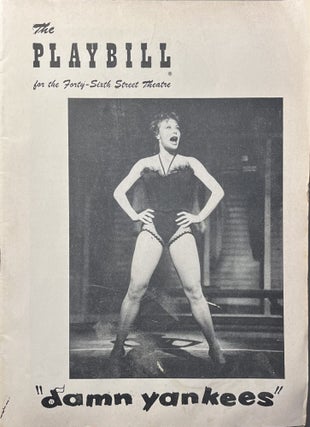 Item #11232370 The Playbill for the Forth-Sixth Street Theatre's Production of "Damn Yankees"...