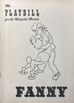 Item #11232375 The Playbill for the Majestic Theatre's Production of "Fanny" January 2, 1956....