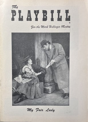 The Playbill for the Mark Hellinger Theatre's Production of "My