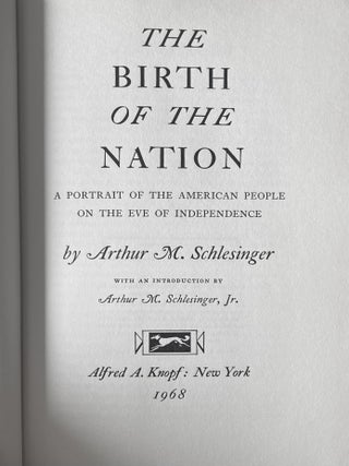 The Birth of the Nation: A Portrait of the American People on the Eve of Independence