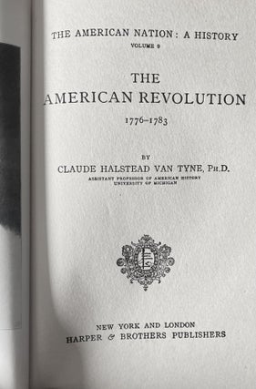 The American Revolution 1746 - 1783: The American Nation: A History Volume Nine