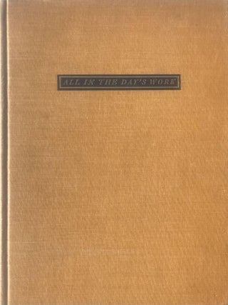Item #1126202528 All In a Day's Work: An Autobiography. Ida M. Tarbell