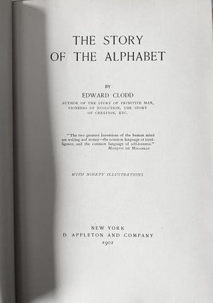 The Story of the Alphabet