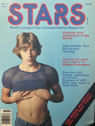 Item #12092315 Stars, Vol. I, No. 11, September, 1981. Editorial Director Glenn M. Turner